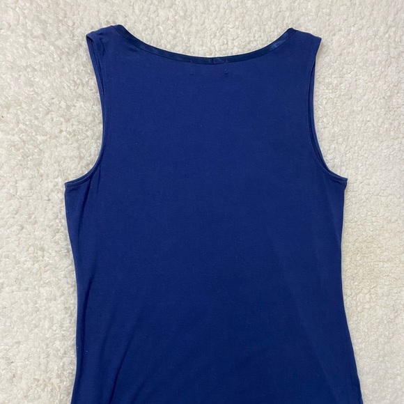 Banana Republic (L) navy blue tank top - Picture 2 of 3